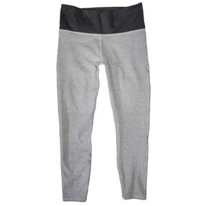 Fabletics Leggings Womens M Gray Activewear Workout‎ Gym Athleisure Loungewear